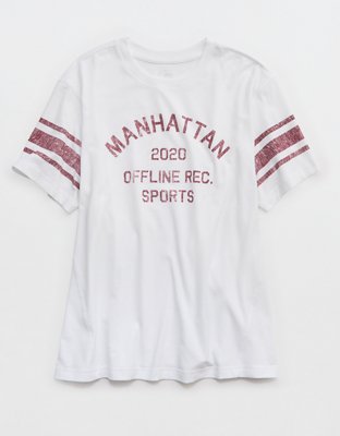 OFFLINE By Aerie Let's Stretch Seamed Boyfriend T-Shirt