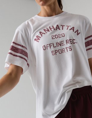 OFFLINE By Aerie Let's Stretch Seamed Boyfriend T-Shirt