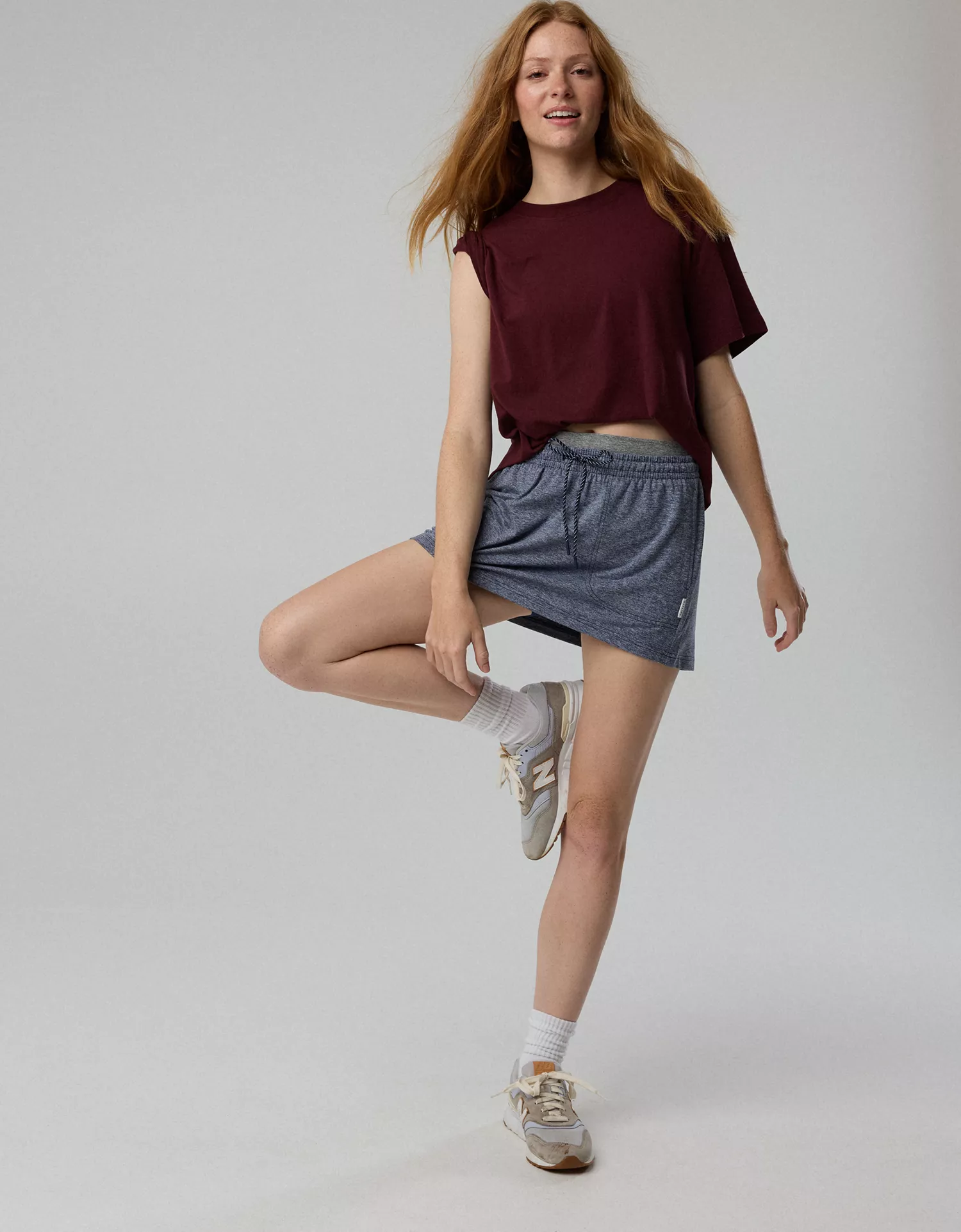 OFFLINE By Aerie Let's Stretch Seamed Boyfriend T-Shirt