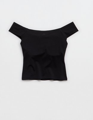 OFFLINE By Aerie Real Me XTRA Off The Shoulder T-Shirt