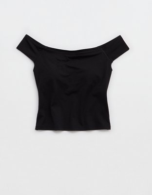 OFFLINE By Aerie Real Me XTRA Off The Shoulder T-Shirt