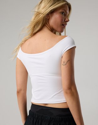 OFFLINE By Aerie Real Me XTRA Off The Shoulder T-Shirt