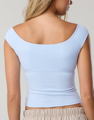 OFFLINE By Aerie Real Me XTRA Off The Shoulder T-Shirt