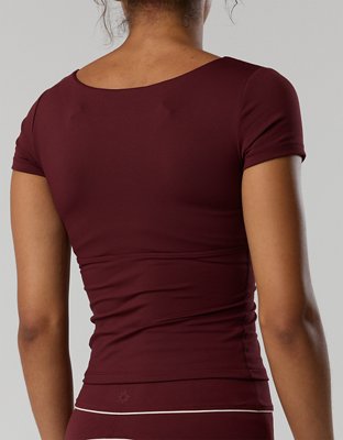 OFFLINE By Aerie The Hugger Sweetheart Short Sleeve T-Shirt