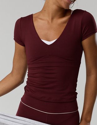 OFFLINE By Aerie The Hugger Sweetheart Short Sleeve T-Shirt