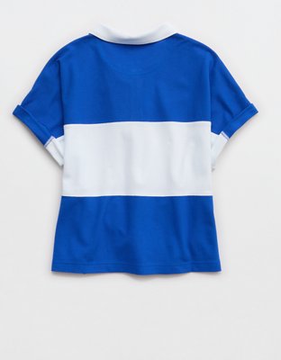 OFFLINE By Aerie Pique Rugby Polo T-Shirt