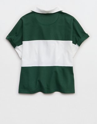 OFFLINE By Aerie Pique Rugby Polo T-Shirt