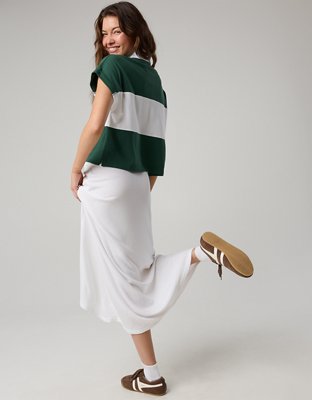 OFFLINE By Aerie Pique Rugby Polo T-Shirt