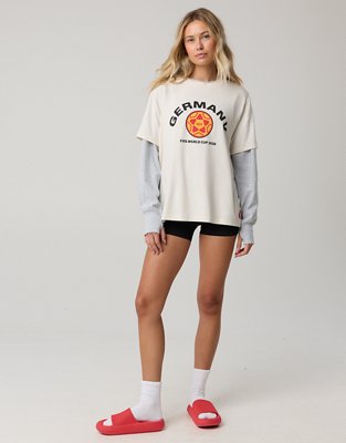 FWC26™ OFFLINE By Aerie Let's Stretch Oversized T-Shirt | OFFLINE