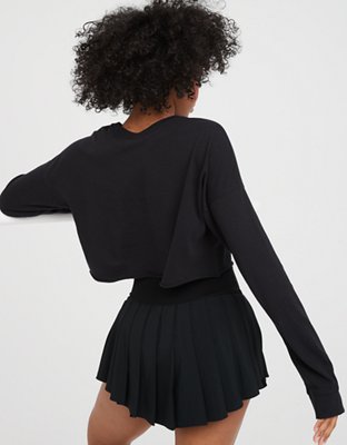 Женские футболки Aerie OFFLINE By Aerie Long Sleeve Cropped T-Shirt — фото 2