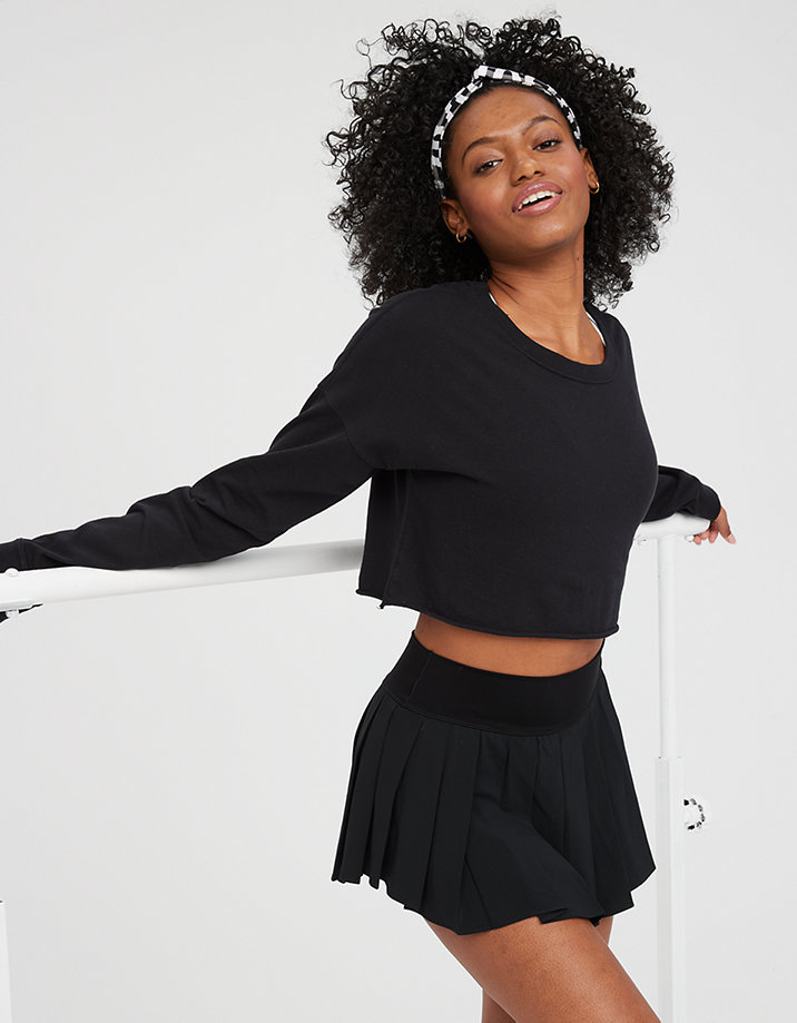 OFFLINE By Aerie Long Sleeve Cropped T-Shirt