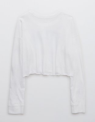 OFFLINE By Aerie Long Sleeve Cropped T-Shirt