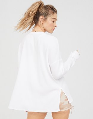 OFFLINE By Aerie Wow! Waffle Long Sleeve T-Shirt