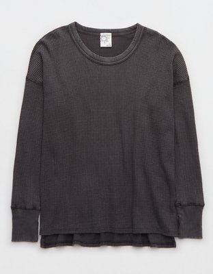 OFFLINE By Aerie Wow! Waffle Long Sleeve T-Shirt