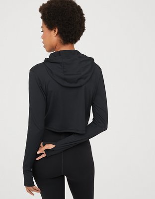 OFFLINE By Aerie Move-It Rib Mock Neck T-Shirt