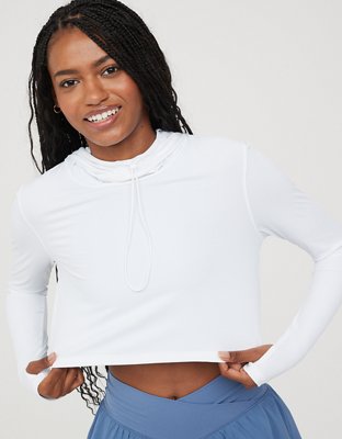 OFFLINE By Aerie Move-It Rib Mock Neck T-Shirt