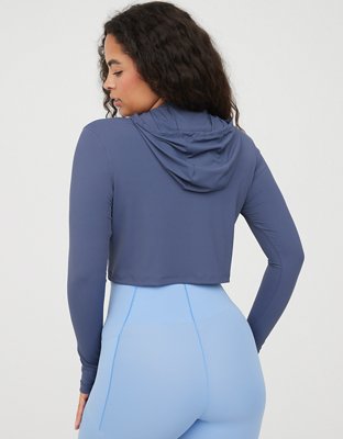 Женские футболки Aerie OFFLINE By Aerie Move-It Rib Mock Neck T-Shirt — фото 2