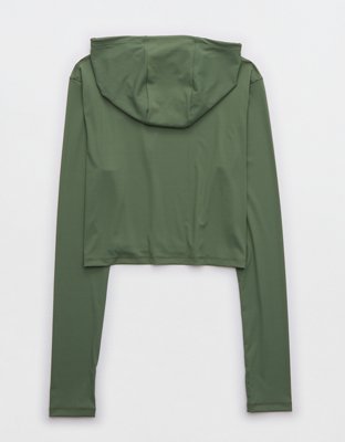 OFFLINE By Aerie Move-It Rib Mock Neck T-Shirt