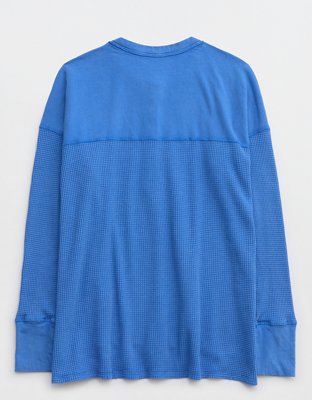 OFFLINE By Aerie Wow! Waffle Henley T-Shirt
