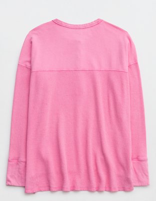 OFFLINE By Aerie Wow! Waffle Henley T-Shirt