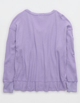 OFFLINE By Aerie Wow! Waffle Oversized T-Shirt