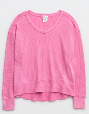 OFFLINE By Aerie Wow! Waffle Oversized T-Shirt