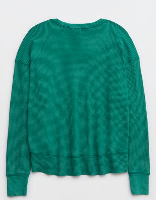 OFFLINE By Aerie Wow! Waffle Oversized T-Shirt