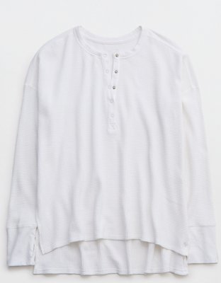 OFFLINE By Aerie Waffle Henley T-Shirt