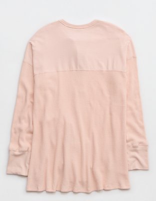 OFFLINE By Aerie Wow! Waffle Henley T-Shirt