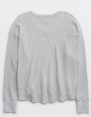 OFFLINE By Aerie Wow! Waffle Oversized T-Shirt