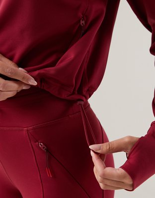 OFFLINE By Aerie Warmup Quarter Zip