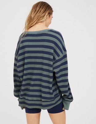 OFFLINE By Aerie Wow! Waffle Oversized T-Shirt