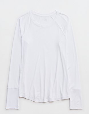 OFFLINE By Aerie Thumbs Up Ribbed Raglan Long Sleeve T-Shirt