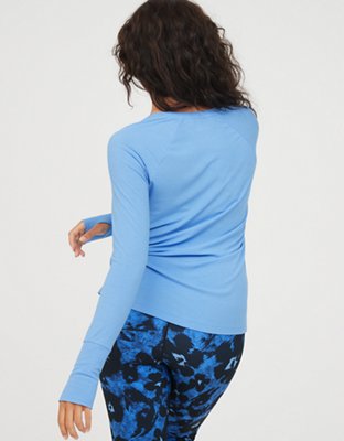 OFFLINE By Aerie Thumbs Up Ribbed Raglan Long Sleeve T-Shirt