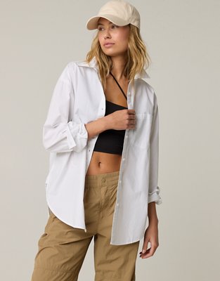 OFFLINE By Aerie Long Sleeve Button Up Shirt