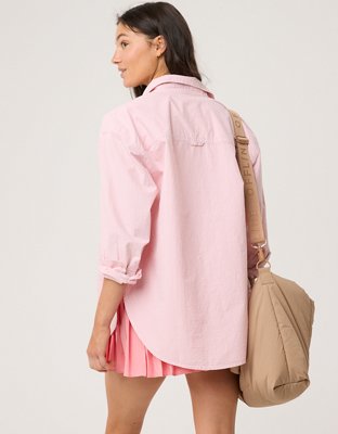 OFFLINE By Aerie Long Sleeve Button Up Shirt