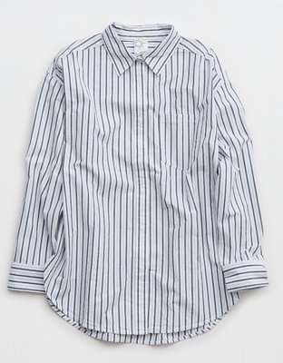 OFFLINE By Aerie Long Sleeve Button Up Shirt