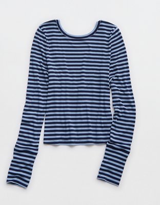 OFFLINE By Aerie Thumbs Up Ribbed Scoop Back T-Shirt