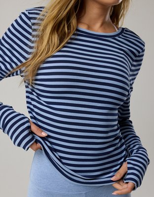 OFFLINE By Aerie Thumbs Up Ribbed Scoop Back T-Shirt