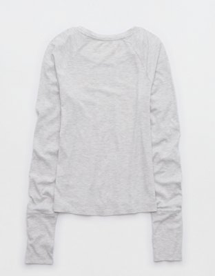 OFFLINE By Aerie Thumbs Up Ribbed T-Shirt