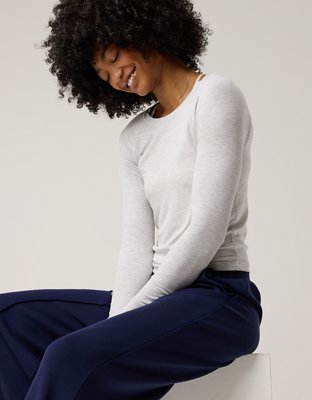 OFFLINE By Aerie Thumbs Up Ribbed T-Shirt