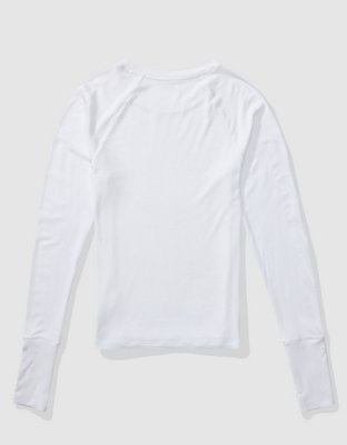 OFFLINE By Aerie Thumbs Up Fitted Ribbed T-Shirt
