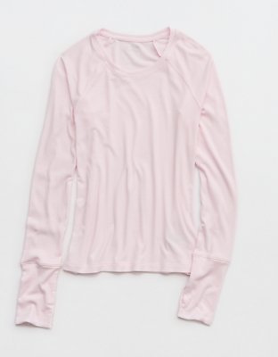 OFFLINE By Aerie Thumbs Up Fitted Ribbed T-Shirt