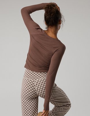 OFFLINE By Aerie Thumbs Up Fitted Ribbed T-Shirt