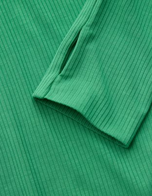 OFFLINE By Aerie Thumbs Up Fitted Ribbed T-Shirt