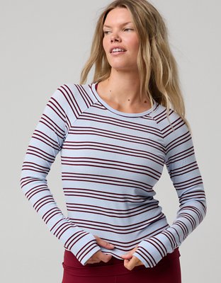 OFFLINE By Aerie Thumbs Up Fitted Ribbed T-Shirt