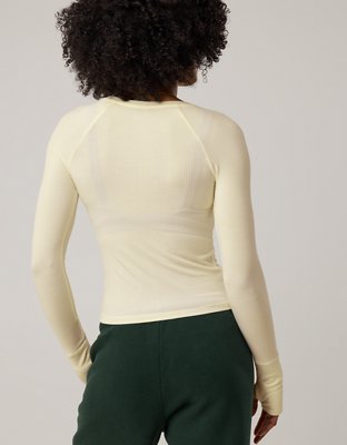 OFFLINE By Aerie Thumbs Up Fitted Ribbed T-Shirt