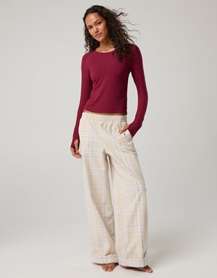 T-shirt côtelé ajusté Thumbs Up OFFLINE d’Aerie