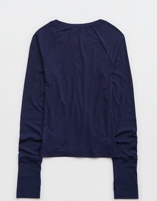 OFFLINE By Aerie Thumbs Up Fitted Ribbed T-Shirt