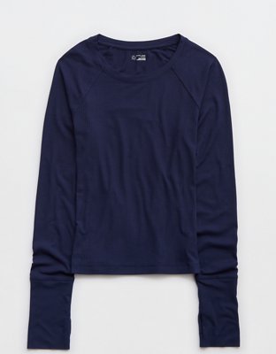 OFFLINE By Aerie Thumbs Up Fitted Ribbed T-Shirt